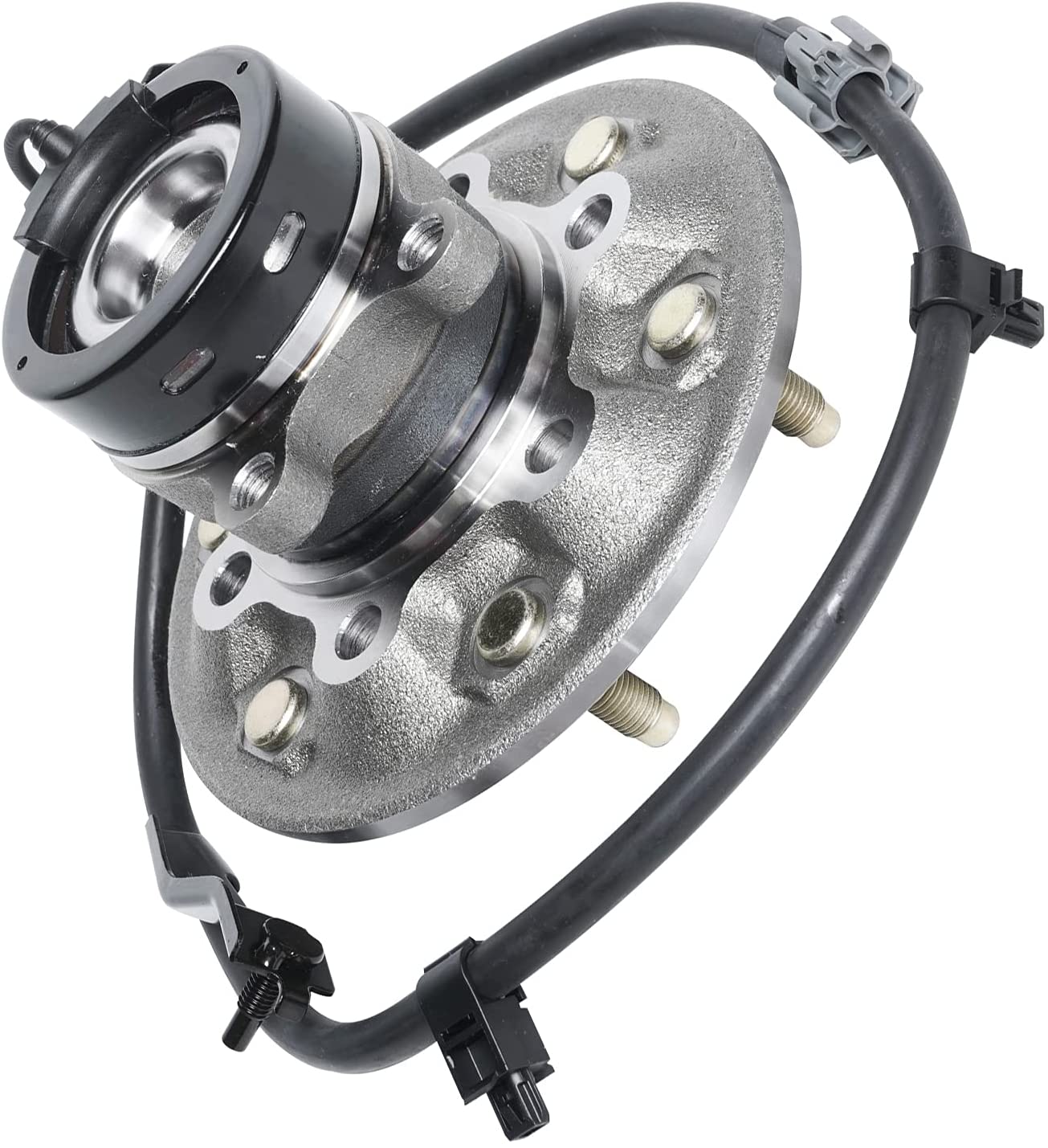 Detroit Axle - 2WD Front Wheel Bearing Hubs for 2004-2008 Chevy Colorado GMC Canyon Isuzu i-280 i-290 i-370, Replacement 2004 2005 2006 2007 2008 Wheel Bearing and Hubs Assembly Set