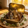 thumbnail image 4 of 2026 New Mini Christmas & Easter Nativity Set in a Tin Box - Mini Easter Jesus Classic Scenes - Small Pocket Nativity Sets & Figures, Easter Decoration Indoor for Home Gifts Decor, 4 of 7