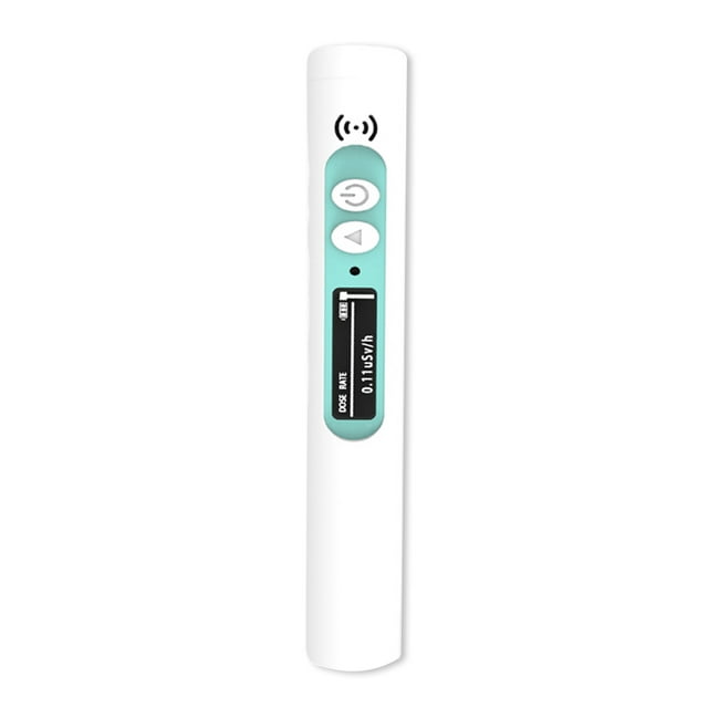Mistaha Portable Geiger Counter Radiation Detector with OLED Display, Real-time Monitoring, Accumulated Dose Recording, and Customizable Alarms - Orange/Green, 20H Battery Life, 300mAh
