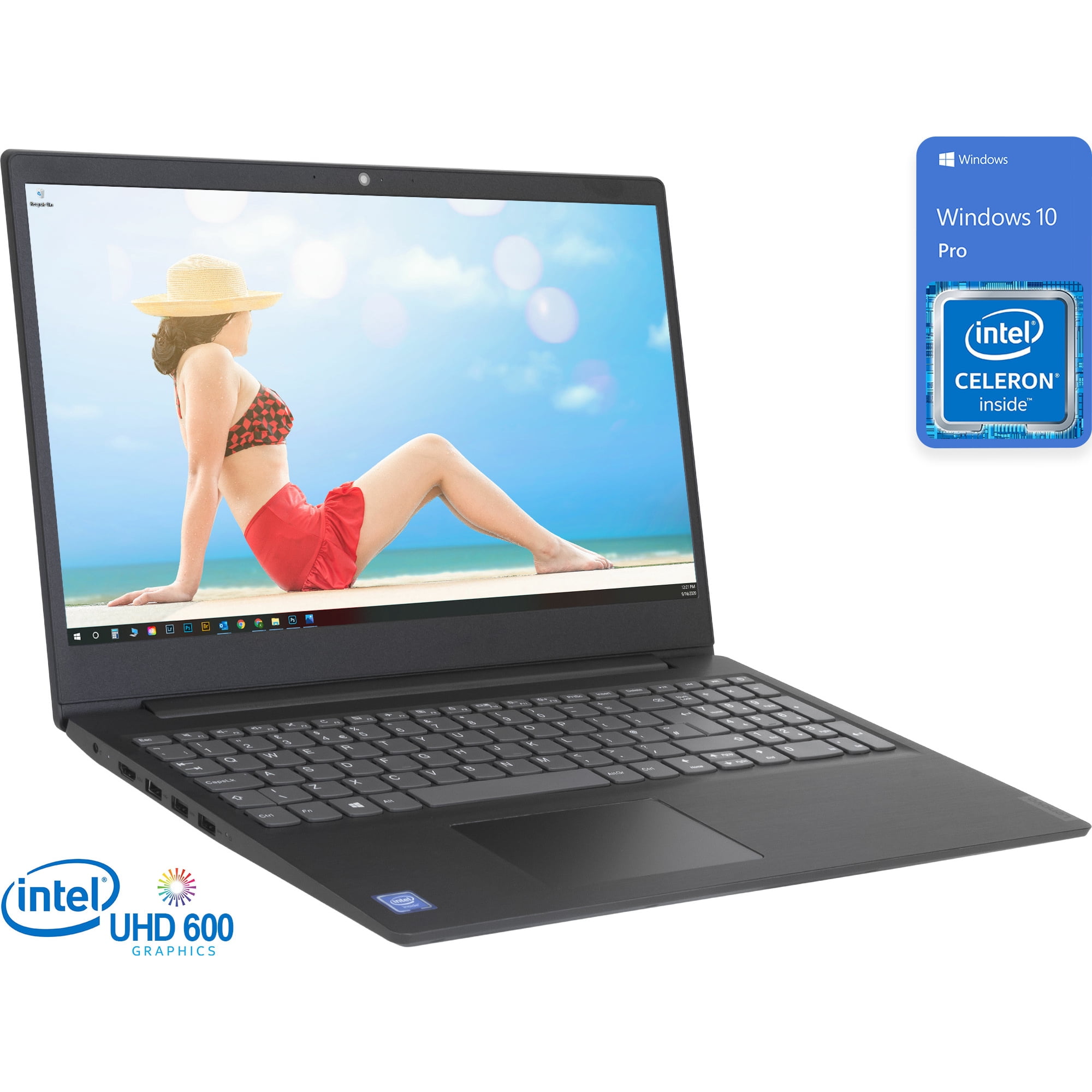 Lenovo IdeaPad S145 Notebook, HD Display, Intel Celeron N4000 Upto  8GB RAM, 512GB SSD, HDMI, UK Keyboard, Wi-Fi, Bluetooth, Windows 10 