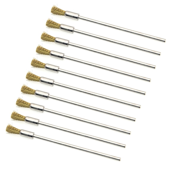 Pack of 10 Wire Brushes for Drill Wire Brush Bit for Removing Paint Rusts
