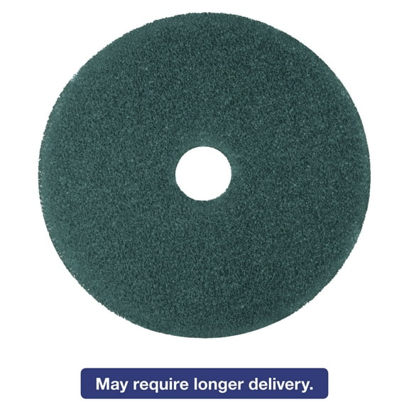 3M Low-Speed High Productivity Floor Pads 5300 14-Inch Blue 5/Carton 08407