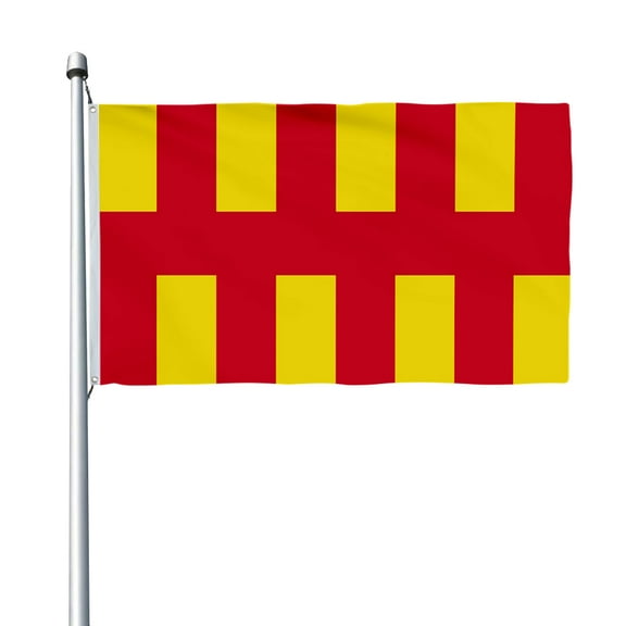 Aihccy Northumberland Flag with Brass Grommets Size - 3x5Ft