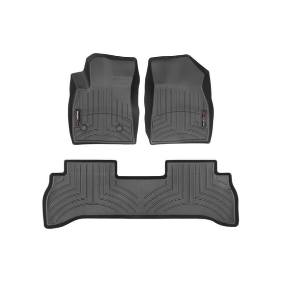 WeatherTech Custom Fit FloorLiners compatible with 2020-2026 Buick Encore GX - 1st & 2nd Row, Black