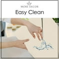 thumbnail image 4 of More Décor Faux Leather Placemats for Dining and Kitchen Table - Stain and Heat Resistant, Anti-Slip, Wipable and Washable - Set of 4 and 6 - Solid Colors (Solid Ivory, 6), 4 of 6
