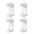 thumbnail image 1 of 4 Pcs Wall Mounted Clothes Hanger Toothbrush Holder Toothbrush Toothpaste Holder Wall Toothbrush Storage Rack, 1 of 3
