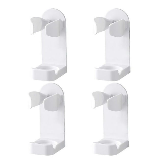 4 Pcs Wall Mounted Clothes Hanger Toothbrush Holder Toothbrush Toothpaste Holder Wall Toothbrush Storage Rack