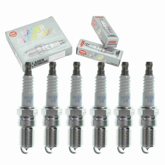 6 pc NGK 5598 Laser Platinum Spark Plugs for 5092 APP103 APP103DP2 AWSF22F PT16EPR13 Q6RTPP-13 SP495 Ignition Wire Secondary Fits select: 1999-2003 FORD F150, 2003-2007 FORD FOCUS