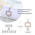 thumbnail image 5 of Midir&Etain 30th Birthday Gifts for Women / 30th Birthday Gifts for Grandmother Wife 925 Sterling Silver Heart Pendant Necklace for Women Sister Mothers Day Christmas Anniversary Jewelry, 5 of 8