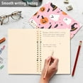 thumbnail image 4 of FORMRS 1-Subject Spiral Notebook 8" x 5" College Ruled 60 Refillable Sheet, 2 Pack, Pink Halloween Ghosts, 4 of 7