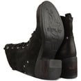 thumbnail image 4 of Replay Firestar Women's Lace Up Leather Ankle Boot With Side Zip In Black Size 7, 4 of 6