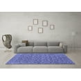thumbnail image 3 of Ahgly Company Machine Washable Indoor Rectangle Persian Blue Traditional Area Rugs, 4' x 6', 3 of 4