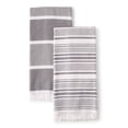 Better Homes & Gardens, 4 Pack, Fringe Kitchen Towel Set, Aqua Ocean