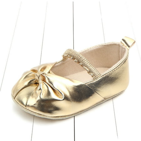 

Toyella Baby shoes baby shoes princess shoes toddler shoes Gold 12cm