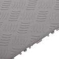 thumbnail image 3 of SEWCHICS Interlocking Floor Tiles Grey Polypropylene PP Non Slip Garage Rug 1Pack, 3 of 8