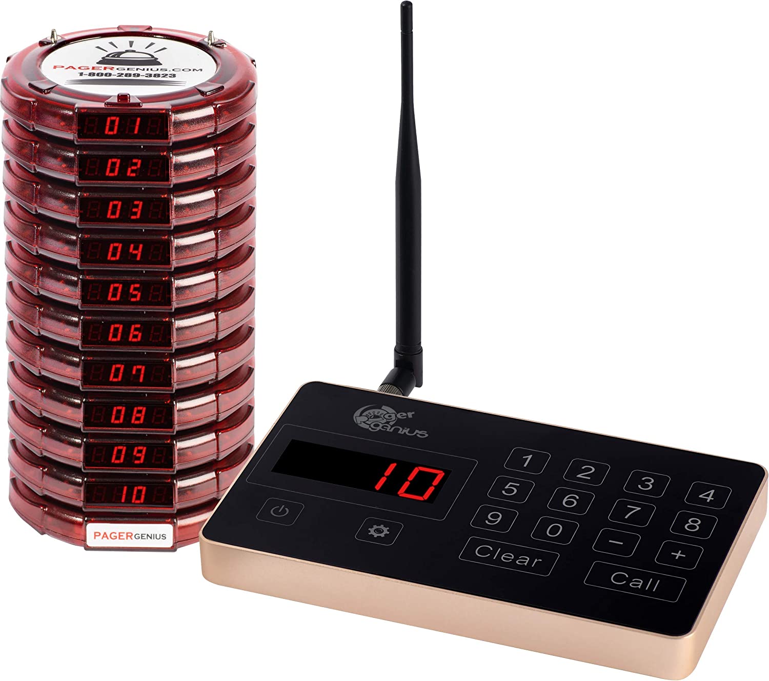 Complete 10 Pager Genius System with Two Year Full Warranty On