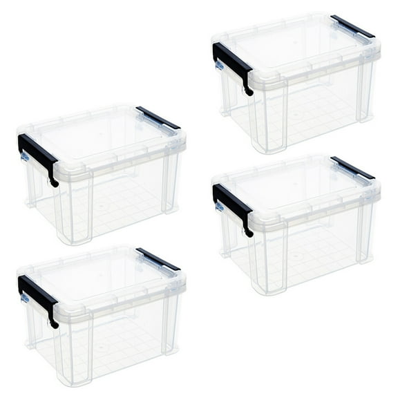 4Pcs Multi-functional Storage Box Sundries Storage Case Portable Toy Storage Box