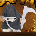 thumbnail image 4 of Halloween Cat Clothes Transformation Costume Cat Death Cloak Cape Pet Transformation Party Cute Costume (black), 4 of 6