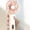 Pink, variant on Mouliraty Portable Handheld Fan, Built-in 2000mAh Battery, 4 Adjustable Wind Speed, Real-time Power Display, USB Charging, Foldable Fan with Mobile Power Source
