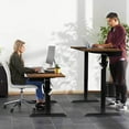 thumbnail image 3 of Costway 48'' Electric Sit to Stand Desk Adjustable Workstation w/ Keyboard Tray Black, 3 of 10