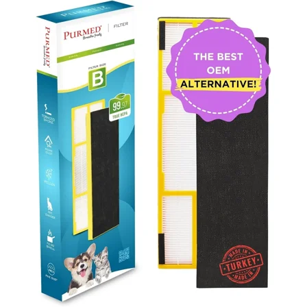 Nos Purmed True Hepa 99.97% W/Carbon Filter "B" Replacement Ph4110, Flt4825