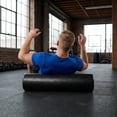 thumbnail image 6 of 18 inch Black High Density Foam Roller, Solid Muscle Roller, for Deep Tissue Massage, Back Pain Relief, Yoga, Pilates, Gym, Physical Therapy, Myofascial Release, 6 of 7