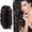 Black, variant on Long Wavy Brown Wig with Bangs for Women, Synthetic Heat Resistant Hair Wig for Daily Wear and Party Use(Navy,One Size)