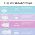 thumbnail image 5 of PurComfy Teens Period Pads with Wings for Tweens, Organic Cotton Sanitary Pads for Teen Girls 9-14, Mini Petite, 15 CT, 5 of 8