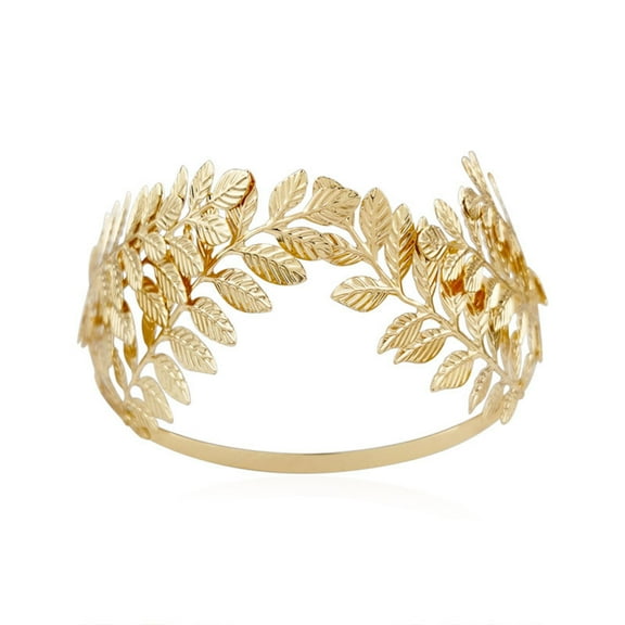 BEGHUAS Elegant Gold Leaf Metal Bridal Adjustable Wedding Headpiece Hair Accessories For Greek Theme Parties Event