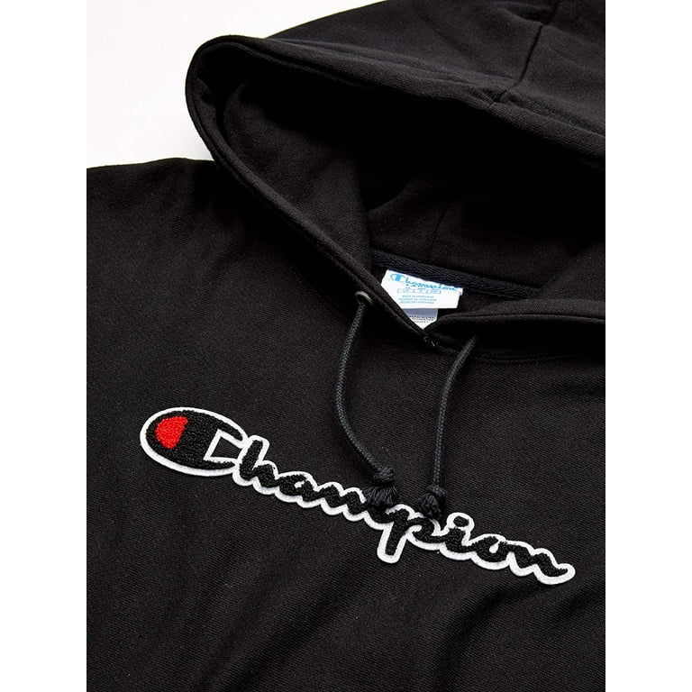Champion LIFE Men's Reverse Weave Pullover Hoodie, Black