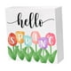 thumbnail image 3 of decoración de primavera, tulips de madera decorativa, decoración del hogar decoración de primavera, adorno de mesa creativo para estante, 3 of 9