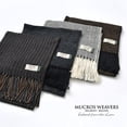 thumbnail image 5 of Mucros Weavers Men's 100% Alpaca Wool Scarf Made in Ireland, 5 of 8