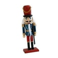 thumbnail image 5 of GUOOL Christmas Decorative Nutcracker Figurine Christmas Decor Holiday Christmas Ornament for Home Shelf Thanksgiving Table Parties Red, 5 of 9
