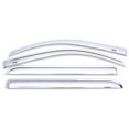 thumbnail image 1 of Auto Ventshade Garde-Pluie 684141 Ventilateur; Conception Aérodynamique; Ruban Adhésif; Chrome; Acrylique; Lot de 4, 1 of 4