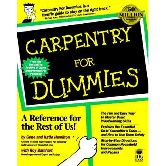 Carpentry For Dummies (Paperback) 0764551752 9780764551758