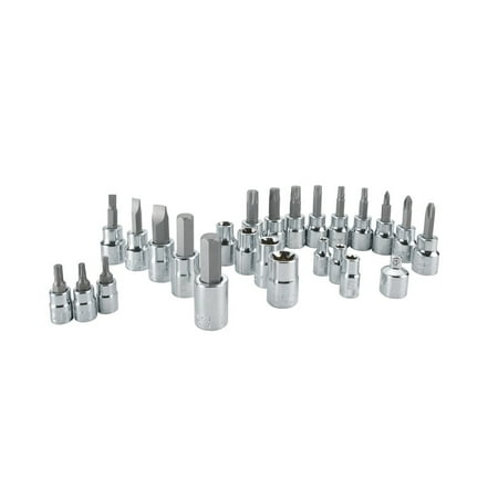 

1PC Craftsman Craftsman CMMT99258 6 Point Socket & Bit Set Polished Chrome