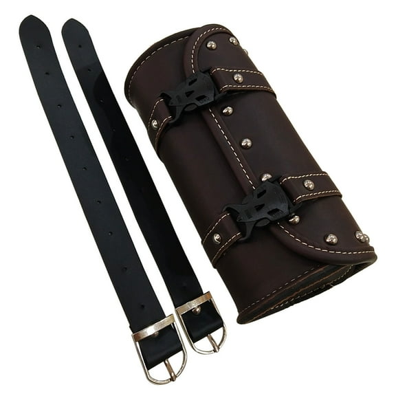 SWETRACE Motorcycle Roll Tool Bag Pu Leather with Tool Storage 1Pcs