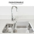 thumbnail image 3 of OULII 1Pack Kitchen Faucet Splash Guard Grey Rectangular Splashproof for Homeowners, 3 of 8