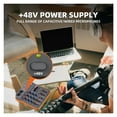 thumbnail image 3 of D4M DJ Console Mixer 4 Channel Phantom Power USB DJ 5V Custom Power Console For PC Singing Musical Instrumen ,Easy to Operate, 3 of 6