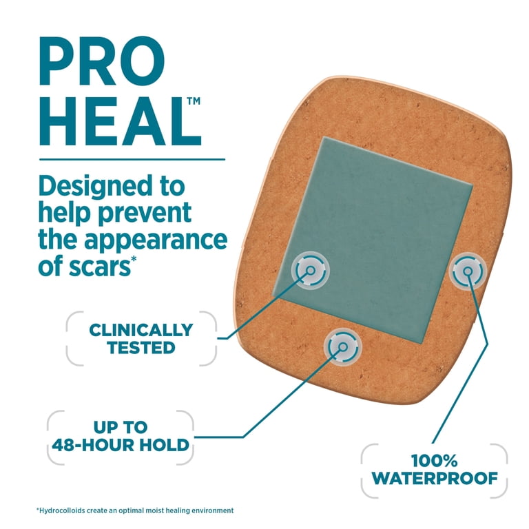 Pro Heal Extra Large Hydrocolloid Bandages, 5 Count photo 6