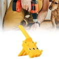 thumbnail image 2 of "Yellow ABS Plastic Handheld Drilling Guide - Adjustable 0-50mm Baffle for Precise 6/8/10mm Holes in Woodworking & DIY Projects", 2 of 6