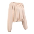 thumbnail image 3 of Blusa George para Mujer, Manga Larga Beige Talla M, 3 of 4