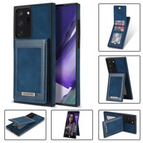for Samsung Galaxy Note 20 Ultra Wallet Case, Durable Magnetic Back Flip PU Leather Case with Kickstand & RFID BLOCKING Card Slot Holder Shockproof Cover for Samsung Galaxy Note 20 Ultra 6.9", Blue