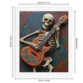 thumbnail image 2 of Paint by Numbers Kit for Adults, Skeleton Guitar Art Rustic Serenade Paint by Numbers, Easy Paint by Numbers Kit for Adults Beginner, DIY Adult Paint by Number Kits on Canvas, Home Decor, 2 of 7
