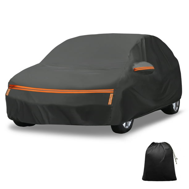 Cubierta de coche impermeable Unique Bargains de aluminio y algodón para hatchback / MPV