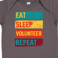 thumbnail image 4 of Inktastic Volunteering Eat Sleep Volunteer Repeat Boys or Girls Baby Bodysuit, 4 of 5