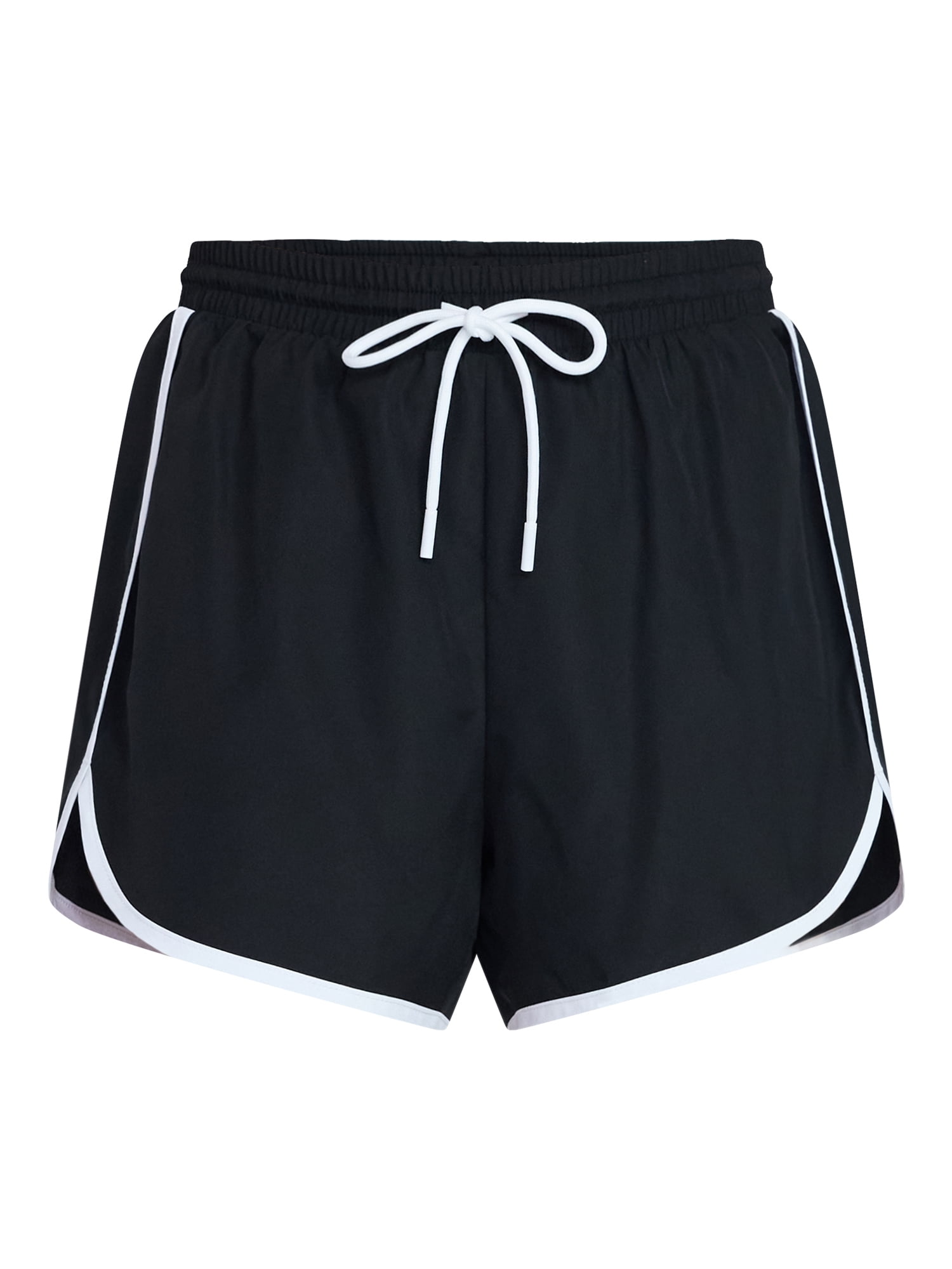 Athletic Works Women's and Women's Plus Piped Running Shorts, Sizes XS-4X
