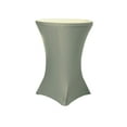 thumbnail image 2 of LA Linen TCSpandex30Rx30H_GrayLightX41 LA Linen Round Spandex Tablecloth, 30-Inch Round 30-Inch High, Gray Light, 2 of 2