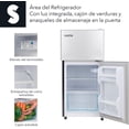 thumbnail image 4 of Refrigerador Frigobar Congelador 2 Puertas 86l 3 Pies 127v, 4 of 5