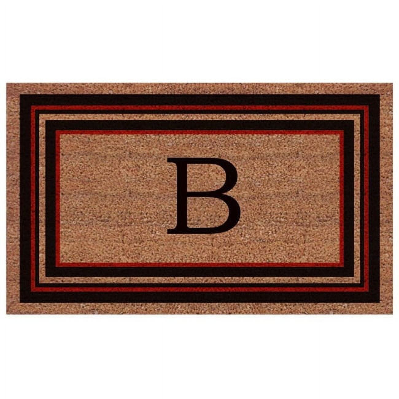 Calloway Mills Calloway Mills Esquire Monogram Outdoor Doormat, Extra-thick 18" x 30" (Letter Z)